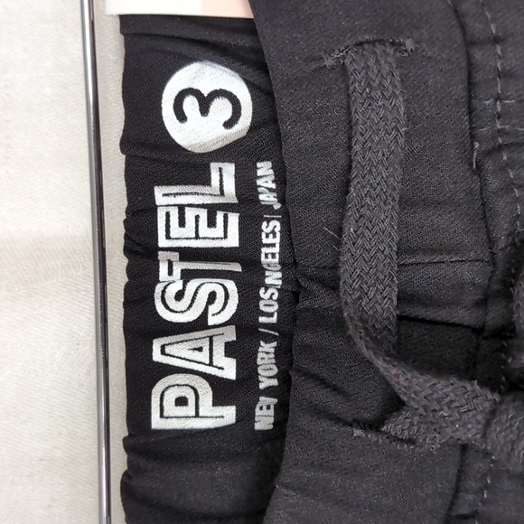 Pastel Black Hyperstretch Jogger Pant Elastic Waistband Size 3 New with Tags - Picture 2 of 7